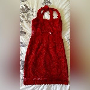 Red Lace Venus Dress size 6
